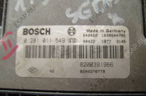 БЛОК УПРАВЛЕНИЯ   ДВИГАТЕЛЕМ RENAULT 0281011549