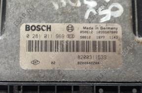 БЛОК УПРАВЛЕНИЯ   ДВИГАТЕЛЕМ RENAULT 0281011969