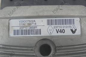 БЛОК УПРАВЛЕНИЯ ДВИГАТЕЛЕМ RENAULT 1,6B 237100131 год, 237100858