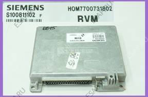 БЛОК УПРАВЛЕНИЯ ДВИГАТЕЛЕМ RENAULT 19 1.7 F3N S100811102F
