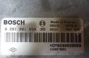 БЛОК УПРАВЛЕНИЯ ДВИГАТЕЛЕМ RENAULT 1.9 DCI 0281001934