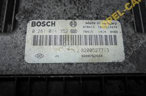 БЛОК УПРАВЛЕНИЯ ДВИГАТЕЛЕМ RENAULT 1.9 DCI 0281014352