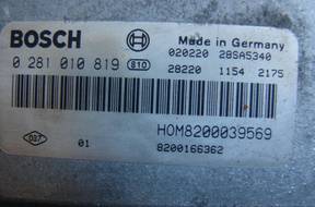 БЛОК УПРАВЛЕНИЯ ДВИГАТЕЛЕМ RENAULT 1.9 DCI HOM8200039569