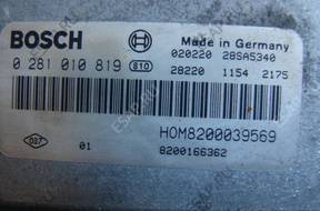 БЛОК УПРАВЛЕНИЯ ДВИГАТЕЛЕМ RENAULT 1.9 DCI HOM8200039569