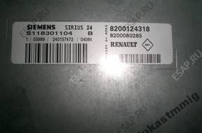 БЛОК УПРАВЛЕНИЯ ДВИГАТЕЛЕМ RENAULT 2.0 8200124318 8200080285