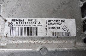 БЛОК УПРАВЛЕНИЯ ДВИГАТЕЛЕМ Renault 8200326391