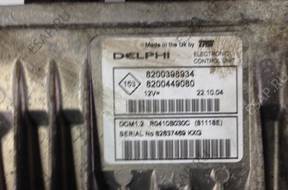 БЛОК УПРАВЛЕНИЯ   ДВИГАТЕЛЕМ RENAULT 8200398934