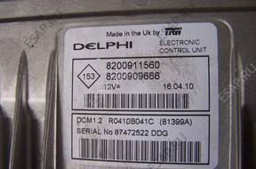 БЛОК УПРАВЛЕНИЯ ДВИГАТЕЛЕМ renault clio 8200911560 1.5 dci