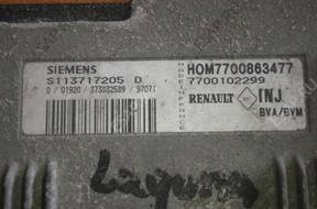 БЛОК УПРАВЛЕНИЯ ДВИГАТЕЛЕМ Renault Laguna 2.0 1998 год 7700102299