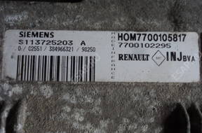 БЛОК УПРАВЛЕНИЯ ДВИГАТЕЛЕМ RENAULT LAGUNA 2.0 8v 7700105817