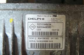 БЛОК УПРАВЛЕНИЯ ДВИГАТЕЛЕМ RENAULT MODUS 1.5 DCI 8200398934
