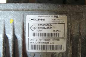 БЛОК УПРАВЛЕНИЯ ДВИГАТЕЛЕМ RENAULT MODUS 1.5 DCI 8200398934
