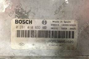 БЛОК УПРАВЛЕНИЯ ДВИГАТЕЛЕМ RENAULT OPEL 0281010633 БЕЗ КОДА