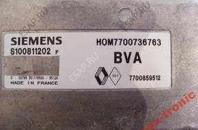 БЛОК УПРАВЛЕНИЯ ДВИГАТЕЛЕМ RENAULT S100811202F / 7700736763