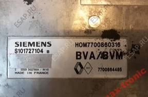 БЛОК УПРАВЛЕНИЯ ДВИГАТЕЛЕМ RENAULT S101727104B / 7700860316