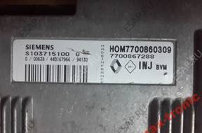 БЛОК УПРАВЛЕНИЯ ДВИГАТЕЛЕМ RENAULT S103715100G 7700860309