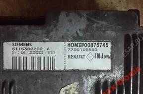 БЛОК УПРАВЛЕНИЯ ДВИГАТЕЛЕМ RENAULT S115300202A 7700875745
