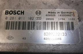 БЛОК УПРАВЛЕНИЯ ДВИГАТЕЛЕМ RENAULT SCENIC 1 LIFT 1.9 DCI