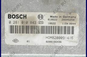 БЛОК УПРАВЛЕНИЯ ДВИГАТЕЛЕМ RENAULT SCENIC 1.9 DCI 0281010843