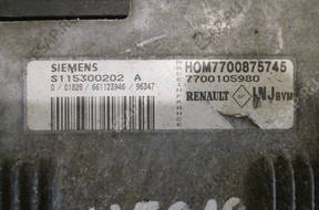 БЛОК УПРАВЛЕНИЯ ДВИГАТЕЛЕМ Renault Scenic I 1.6 8V 96-1999 год.