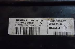 БЛОК УПРАВЛЕНИЯ   ДВИГАТЕЛЕМ RENAULT SIEMENS SIRIUS