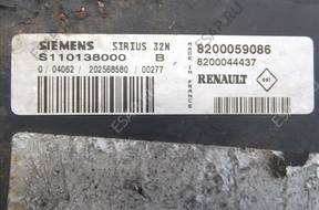 БЛОК УПРАВЛЕНИЯ ДВИГАТЕЛЕМ RENAULT SIRIUS S110138000B