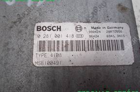 БЛОК УПРАВЛЕНИЯ   ДВИГАТЕЛЕМ ROVER 2.0 D 0281001418