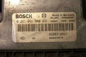 БЛОК УПРАВЛЕНИЯ ДВИГАТЕЛЕМ SCENIC 1,9 DCI 8200310863 BOSCH