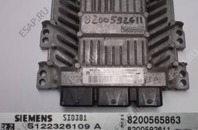 БЛОК УПРАВЛЕНИЯ ДВИГАТЕЛЕМ SCENIC 1.5DCI 88200592611 SID301