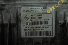 БЛОК УПРАВЛЕНИЯ   ДВИГАТЕЛЕМ SCENIC II 8200334419