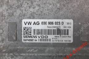 БЛОК УПРАВЛЕНИЯ ДВИГАТЕЛЕМ SEAT 03E906023D / 5WP4050204