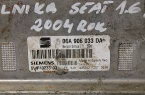 БЛОК УПРАВЛЕНИЯ ДВИГАТЕЛЕМ SEAT 1,6 8V 06A906033DA