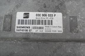 БЛОК УПРАВЛЕНИЯ   ДВИГАТЕЛЕМ SEAT 1.2 12V 03E906033P