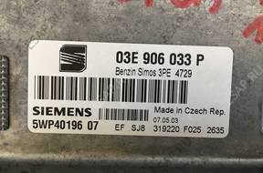 БЛОК УПРАВЛЕНИЯ ДВИГАТЕЛЕМ SEAT IBIZA 03E906033P