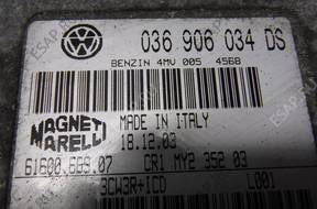 БЛОК УПРАВЛЕНИЯ ДВИГАТЕЛЕМ  SEAT LEON 036906034DS 1.6 16V