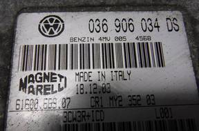 БЛОК УПРАВЛЕНИЯ ДВИГАТЕЛЕМ  SEAT LEON 036906034DS 1.6 16V