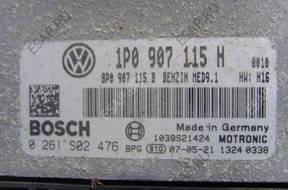 БЛОК УПРАВЛЕНИЯ ДВИГАТЕЛЕМ SEAT LEON 2.0 TFSI 1P0907115H BWA