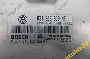 БЛОК УПРАВЛЕНИЯ ДВИГАТЕЛЕМ Seat Skoda 038906019NF 0281011825