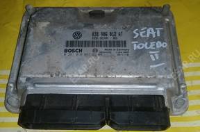 БЛОК УПРАВЛЕНИЯ ДВИГАТЕЛЕМ Seat VW 038906012AT 0281010062