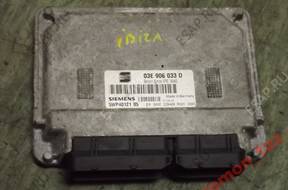БЛОК УПРАВЛЕНИЯ   ДВИГАТЕЛЕМ SEAT VW 1.2 03E906033D
