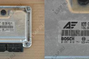 БЛОК УПРАВЛЕНИЯ ДВИГАТЕЛЕМ SHARAN TDI 038906019FC 0281010751