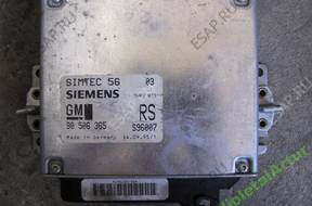 БЛОК УПРАВЛЕНИЯ ДВИГАТЕЛЕМ Siemens 90506365 Opel Vectra
