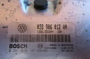 БЛОК УПРАВЛЕНИЯ ДВИГАТЕЛЕМ SKODA FABIA 038906012AN