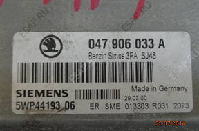 БЛОК УПРАВЛЕНИЯ ДВИГАТЕЛЕМ SKODA FABIA 047906033A