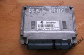 БЛОК УПРАВЛЕНИЯ ДВИГАТЕЛЕМ SKODA FABIA 1 1.4 MPI 047906033H