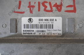 БЛОК УПРАВЛЕНИЯ ДВИГАТЕЛЕМ = SKODA FABIA 1.2   03D906032A