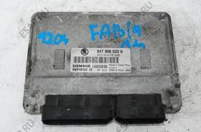 БЛОК УПРАВЛЕНИЯ ДВИГАТЕЛЕМ SKODA FABIA 1.4 047906033g
