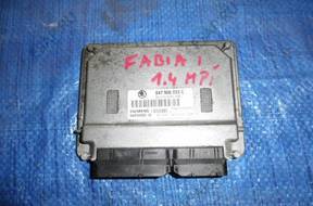 БЛОК УПРАВЛЕНИЯ ДВИГАТЕЛЕМ SKODA FABIA 1.4 MPI 047906033C