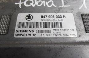 БЛОК УПРАВЛЕНИЯ ДВИГАТЕЛЕМ = SKODA FABIA 1.4 MPI  047906033H