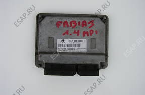 БЛОК УПРАВЛЕНИЯ ДВИГАТЕЛЕМ SKODA FABIA I 1.4 MPI 047906033 C